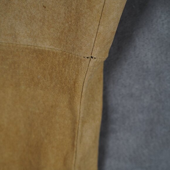 Vintage Y2K Moda International 100% Suede Flare Pants Size 12 short Western - Picture 4 of 12